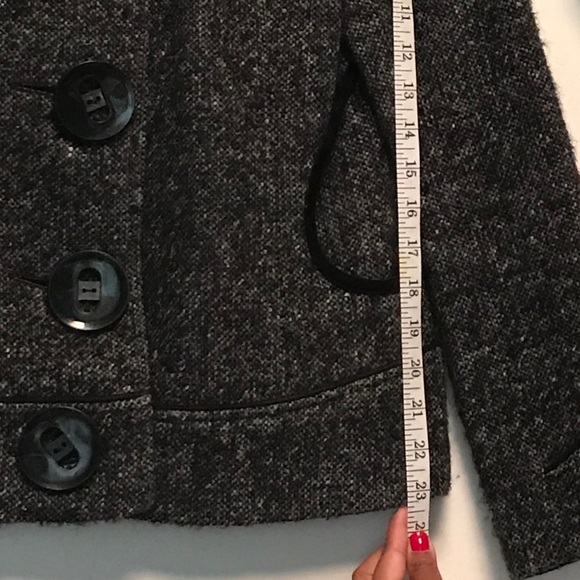 Soïa & Kyo size small, black speckled wool coat - Picture 9 of 9